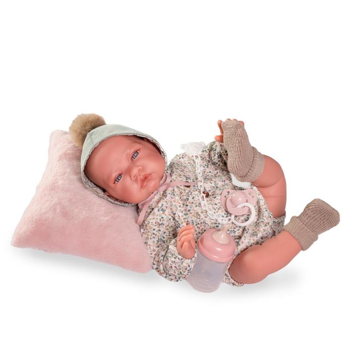 Muñecas Antonio Juan 33001 Muñeca Recién Nacida Lúa 42cm, Cuerpo Blandito Vinilo Articulada, Pelele y Gorrito Pompón +3 años 0 Muñecas Antonio Juan 33001 Muñeca Recién Nacida Lúa 42cm, Cuerpo Blandito Vinilo Articulada, Pelele y Gorrito Pompón +3 años 0