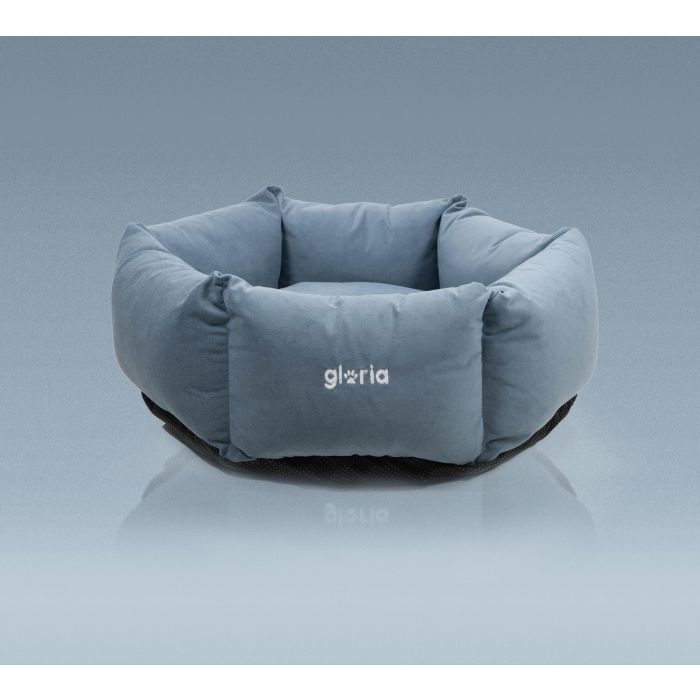 Cama para Perro Gloria Hondarribia Azul 60 x 60 cm Hexagonal 3