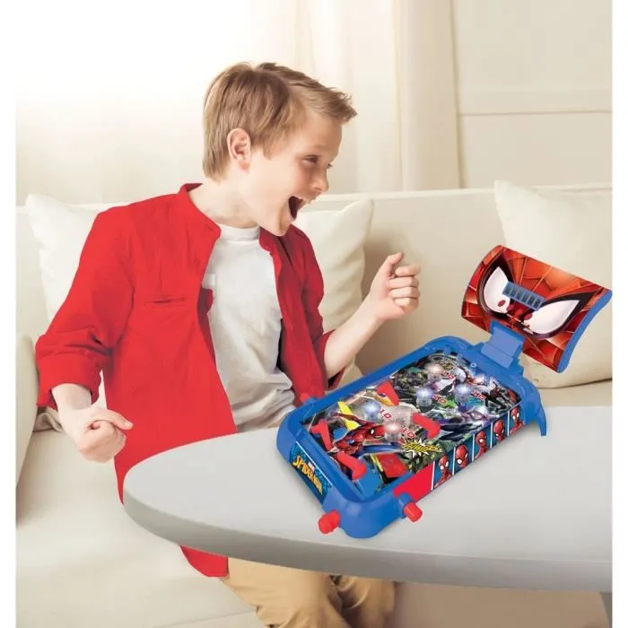 Lexibook Pinball Electrónico Spiderman JG610SP Juguete para Niños +5 Años con Luces y Sonidos 3