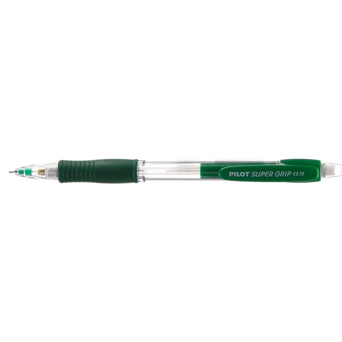 Portaminas Pilot Super Grip Verde 0,5 mm Sujecion De Caucho 12 unidades 1