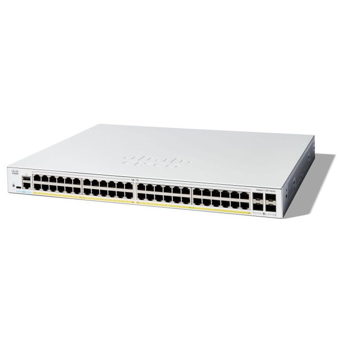 Cisco C1300-48P-4X Switch Gestionado Gigabit Ethernet 48 Puertos PoE+ y 4 SFP+ 0 Cisco C1300-48P-4X Switch Gestionado Gigabit Ethernet 48 Puertos PoE+ y 4 SFP+ 0