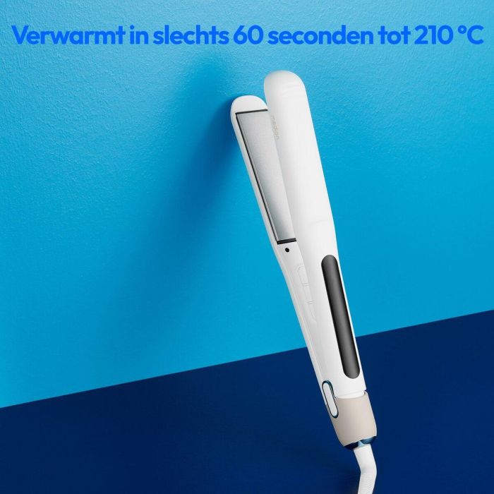 Medion MD19925 Plancha de Pelo 56W, 5 Programas, 165-210°C, Pantalla LED, Blanco 9