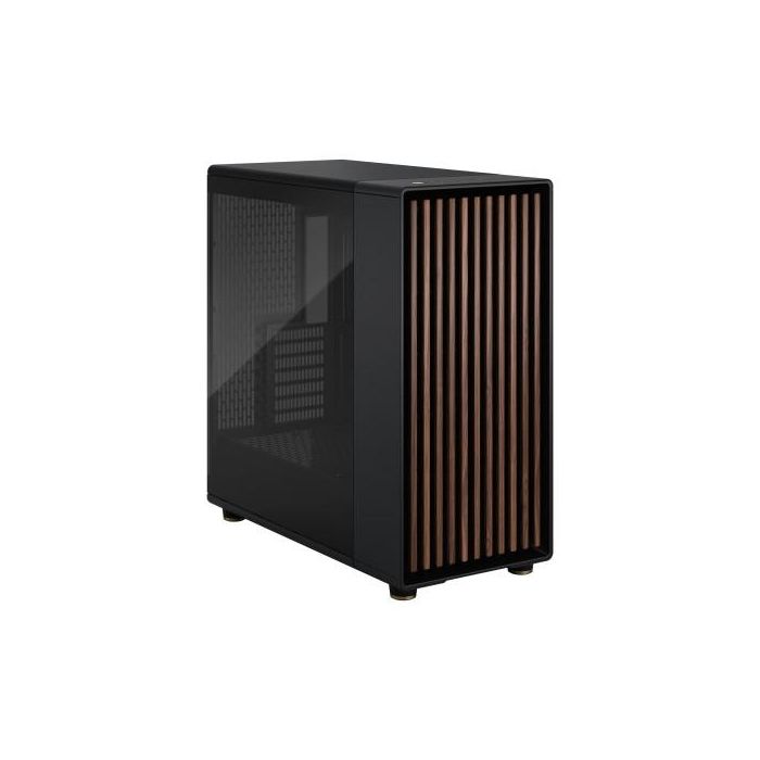 Fractal Design FD-C-NOR1X-02 carcasa de ordenador Midi Tower Negro, Carbón vegetal 1