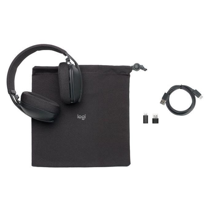 Logitech Auriculares Inalámbricos Zone Vibe con Micrófono - Negro 4 Logitech Auriculares Inalámbricos Zone Vibe con Micrófono - Negro 4