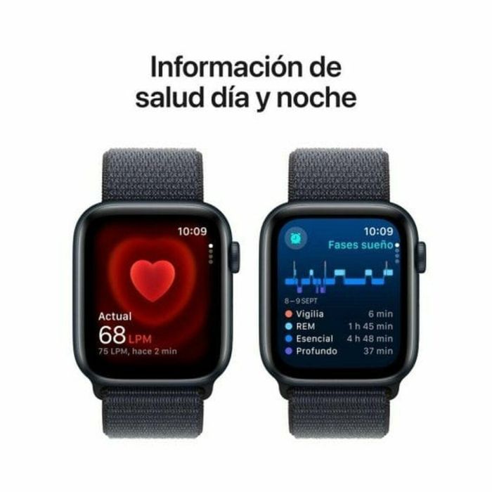 Apple MXEP3QL/A Watch SE 3rd V2 GPS 44mm con Caja de Aluminio Medianoche y Correa Loop Deportiva Tinta, Salud y Seguridad 3 Apple MXEP3QL/A Watch SE 3rd V2 GPS 44mm con Caja de Aluminio Medianoche y Correa Loop Deportiva Tinta, Salud y Seguridad 3