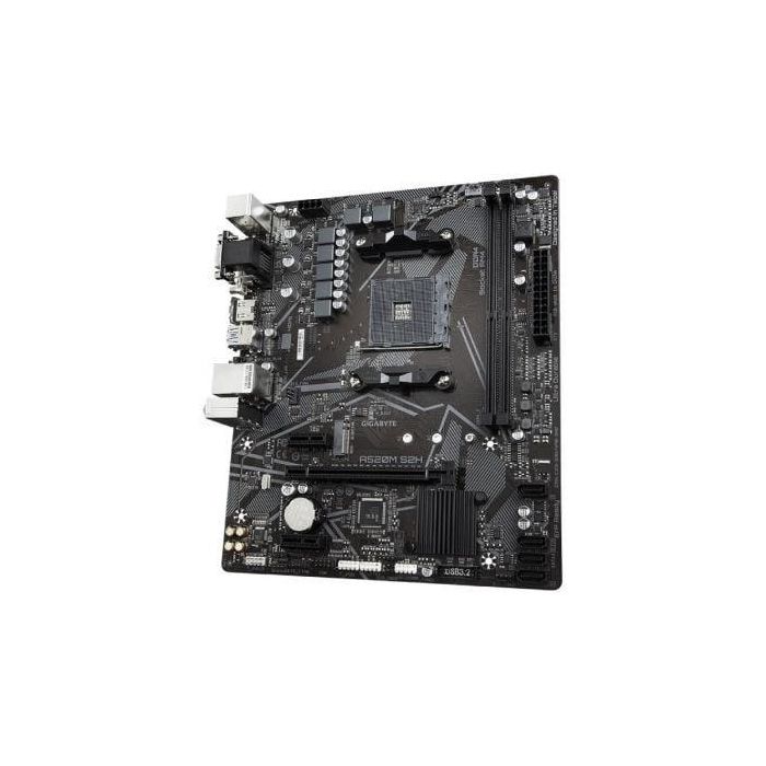 Gigabyte A520M S2H Placa Base Socket AM4 para AMD Ryzen, Micro ATX, DDR4 5100MHz (OC), M.2 PCIe 3.0, Gaming LAN, HDMI 2.1 3 Gigabyte A520M S2H Placa Base Socket AM4 para AMD Ryzen, Micro ATX, DDR4 5100MHz (OC), M.2 PCIe 3.0, Gaming LAN, HDMI 2.1 3