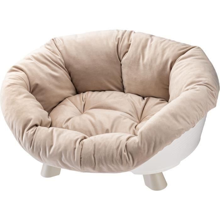 Ferplast FER8010690209999 Cesta Sofá Trono 4 con Cojín Blanco 4 Ferplast FER8010690209999 Cesta Sofá Trono 4 con Cojín Blanco 4