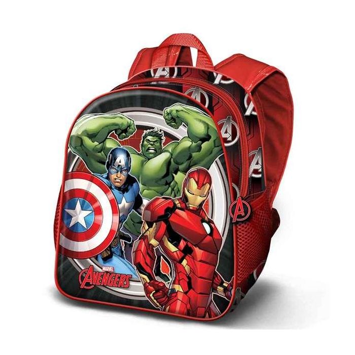 Karactermania Mochila Basic Los Vengadores Almighty 31 x 15 x 39 cm Rojo