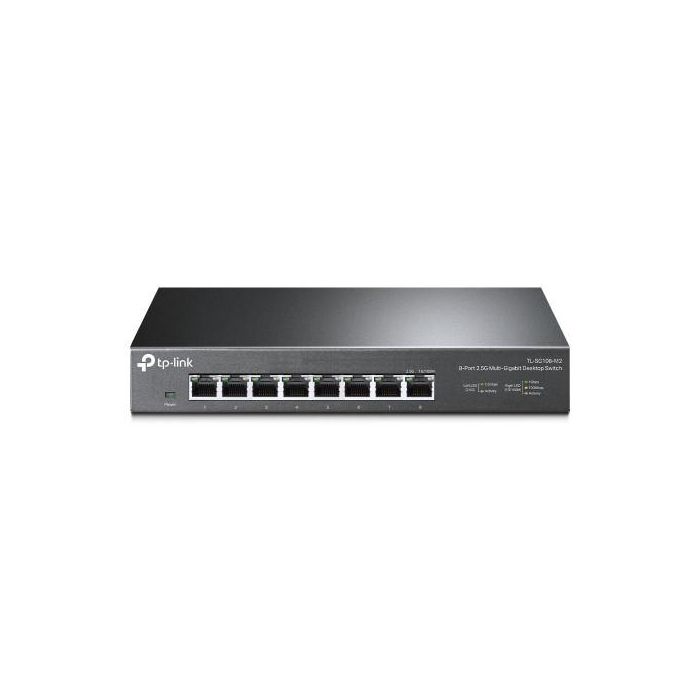 TP-Link TL-SG108-M2 Switch Gigabit 8 Puertos Negro TP-Link TL-SG108-M2 Switch Gigabit 8 Puertos Negro