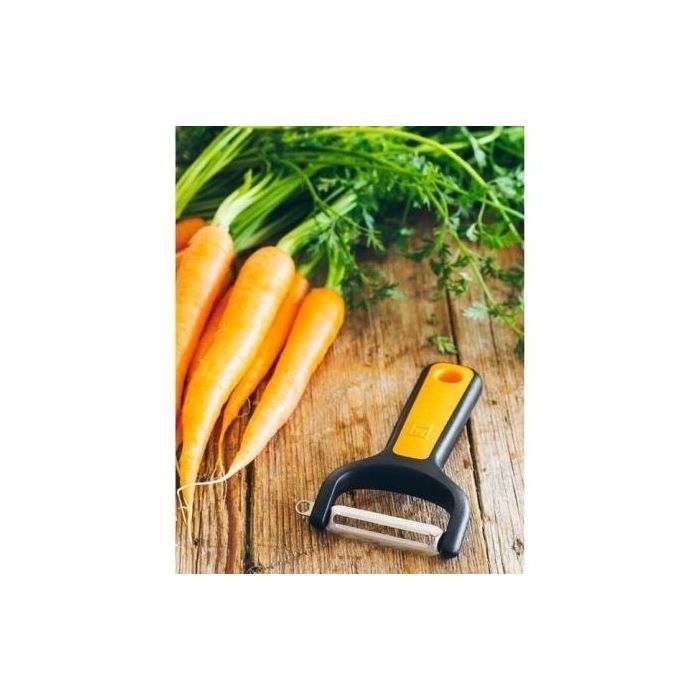 Bra A195013 Pelador Liso en Y Efficient de Acero Inoxidable para Frutas y Verduras Largas - Corte Extrafino 3 Bra A195013 Pelador Liso en Y Efficient de Acero Inoxidable para Frutas y Verduras Largas - Corte Extrafino 3