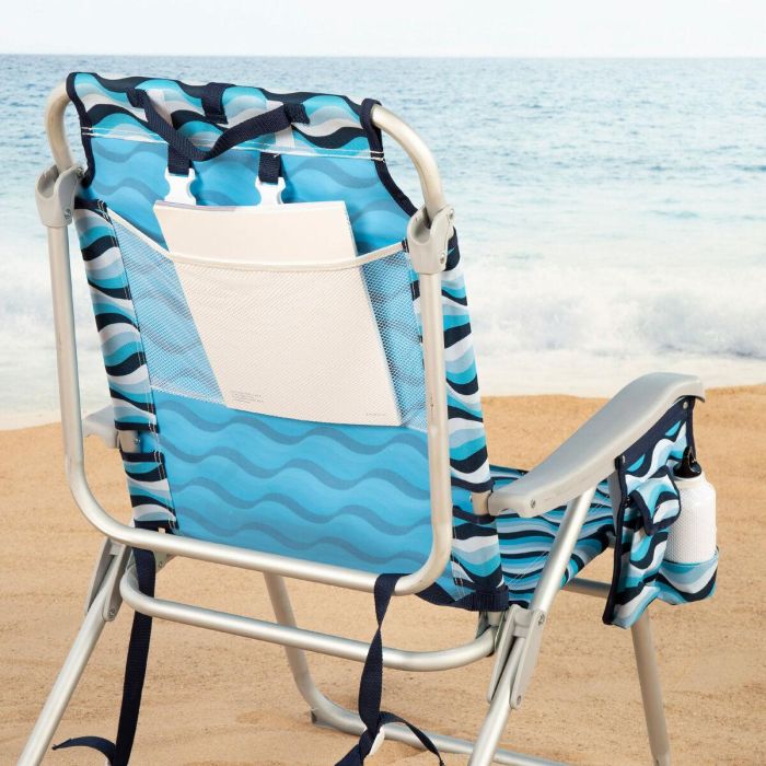 Silla de Playa Aktive 48 x 95 x 78 cm (2 Unidades) 2 Silla de Playa Aktive 48 x 95 x 78 cm (2 Unidades) 2