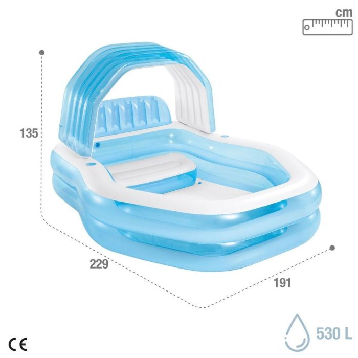 Piscina Hinchable Intex Azul 530 l 229 x 135 x 191 cm (2 Unidades) 3