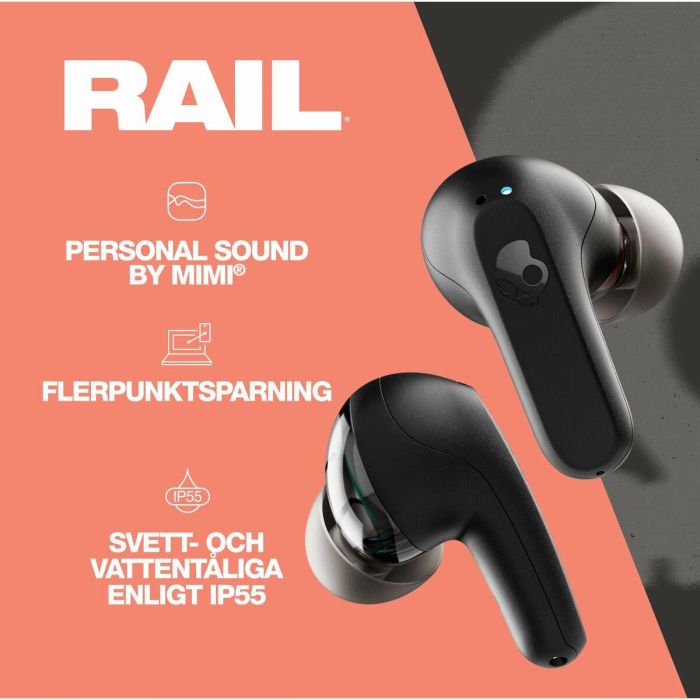 Auriculares in Ear Bluetooth Skullcandy S2RLW-Q740 Negro 5 Auriculares in Ear Bluetooth Skullcandy S2RLW-Q740 Negro 5