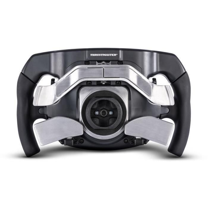 THRUSTMASTER Ferrari SF1000 Edition - Volante Complemento para PC con Pantalla LCD IPS 4.3" y Placa Fibra de Carbono 2