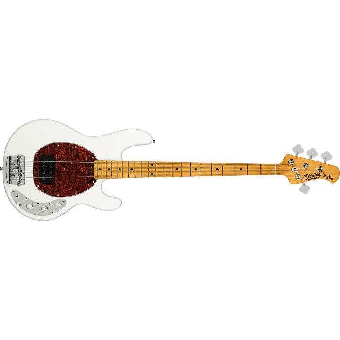 Sterling by Music Man Ray24Ca M/M Bajo Eléctrico StingRay Classic Olympic White - Preamplificador Activo 2 Bandas