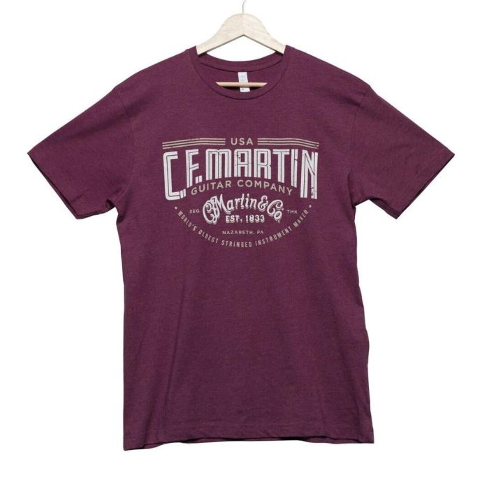 Camiseta Cf Martin Worlds Oldest Vin Burgundy (S) 2 Camiseta Cf Martin Worlds Oldest Vin Burgundy (S) 2