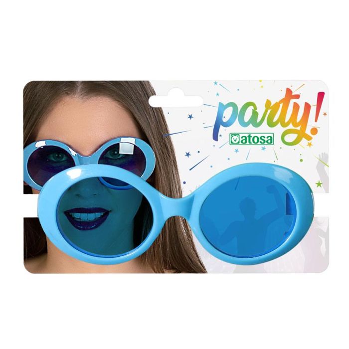 Gafas Carnaval Azul Mujer Adulto 1