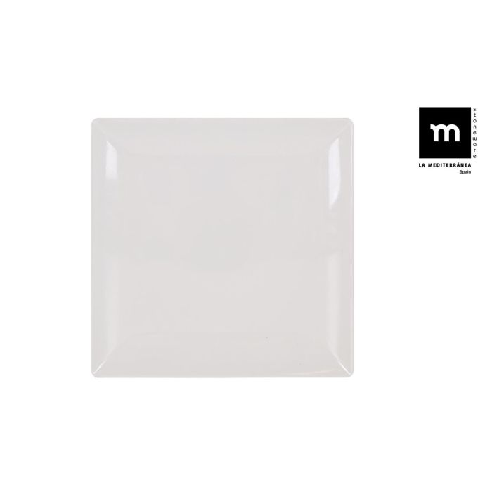 Fuente Cuadrada Elite Ivory 30x30x2.5 cm - La Mediterranea (6 Unidades) Fuente Cuadrada Elite Ivory 30x30x2.5 cm - La Mediterranea (6 Unidades)