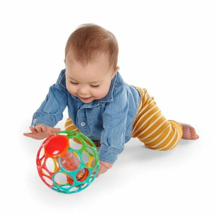 Bright Starts OBA0834282000300 Juguete Infantil Oball Palo de Lluvia, Fácil Agarre, Sin BPA, Recién Nacidos - Rojo, Amarillo, Verde, Azul 4 Bright Starts OBA0834282000300 Juguete Infantil Oball Palo de Lluvia, Fácil Agarre, Sin BPA, Recién Nacidos - Rojo, Amarillo, Verde, Azul 4