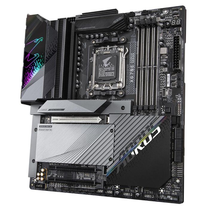 GIGABYTE X670E AORUS MASTER Placa Base ATX para AMD Zócalo AM5, Soporte DDR5 hasta 8000MHz, Wi-Fi 6E y Ethernet 2.5 Gigabit 3 GIGABYTE X670E AORUS MASTER Placa Base ATX para AMD Zócalo AM5, Soporte DDR5 hasta 8000MHz, Wi-Fi 6E y Ethernet 2.5 Gigabit 3