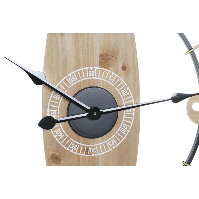 Reloj Pared Scandi DKD Home Decor Natural Blanco 4.5 x 66 x 61 cm (2 Unidades) 2 Reloj Pared Scandi DKD Home Decor Natural Blanco 4.5 x 66 x 61 cm (2 Unidades) 2