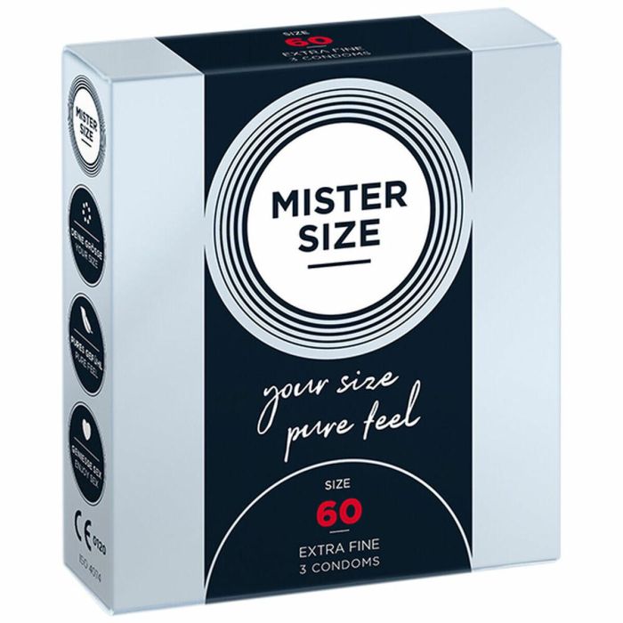 Preservativos Mister Size Extrafinos (60 mm) Preservativos Mister Size Extrafinos (60 mm)