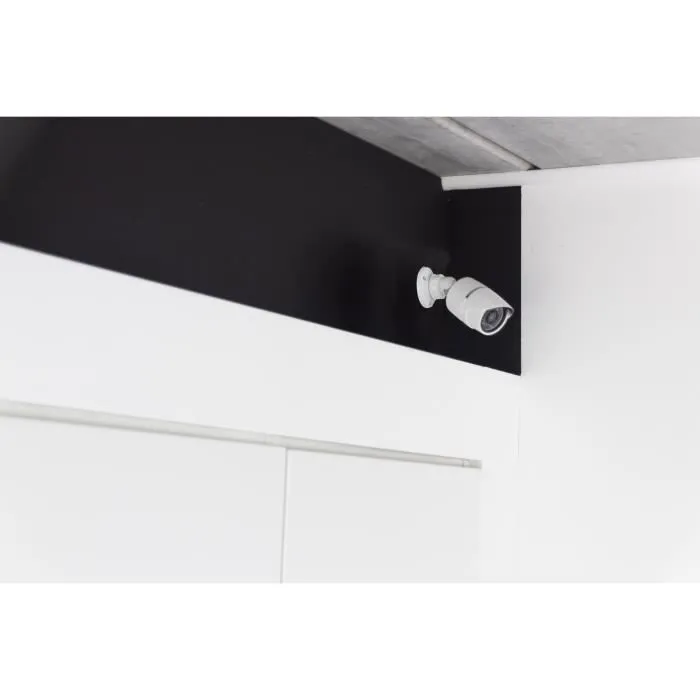 Chacon CHA5411478344940 Cámara ficticia de Aluminio con LED azul - Blanco 3