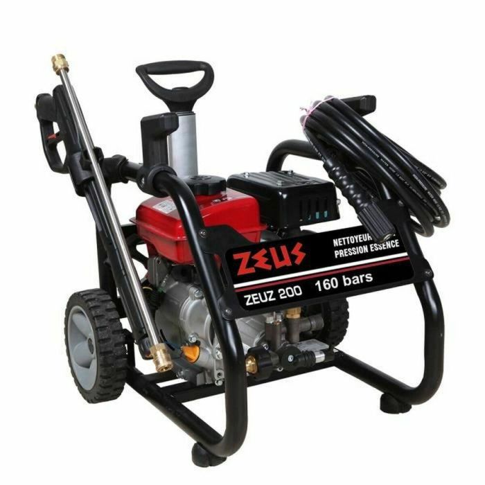 Zeus Hidrolimpiadora a Gasolina 4 Tiempos 160 Bares Presión Máx. con Rotabuse, Bomba Axial Aluminio y Pistones Inoxidables 0 Zeus Hidrolimpiadora a Gasolina 4 Tiempos 160 Bares Presión Máx. con Rotabuse, Bomba Axial Aluminio y Pistones Inoxidables 0