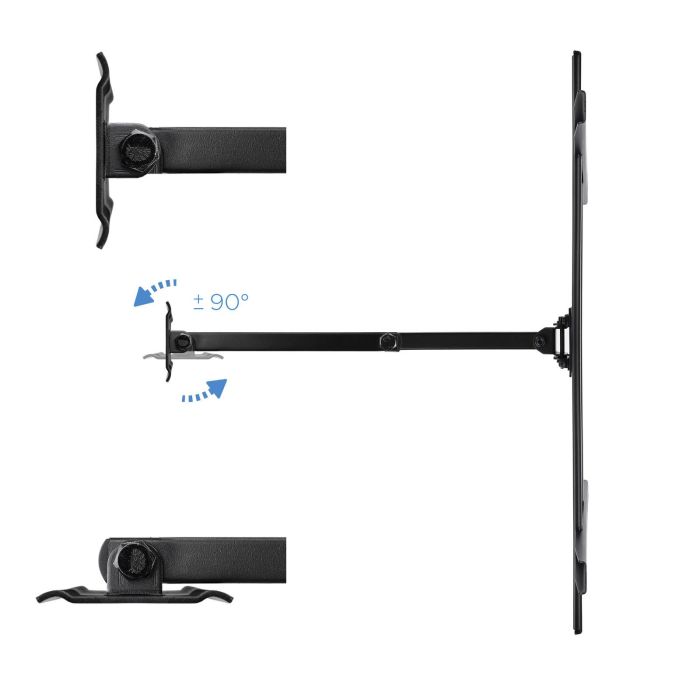 Tooq Soporte Pared TV LCD/LED/Plasma Giratorio e Inclinable LP6070TN para Pantallas de 37 a 70 Pulgadas