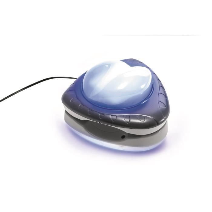 Intex Foco de Piscina LED Magnético, Súper Potente, para Piscinas Elevadas, Iluminación Eficiente 50W, Instalación Externa, Color Gris 1