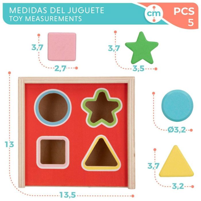 Puzzle Infantil de Madera Disney 5 Piezas 13,5 x 7,5 x 13 cm (6 Unidades) 2 Puzzle Infantil de Madera Disney 5 Piezas 13,5 x 7,5 x 13 cm (6 Unidades) 2