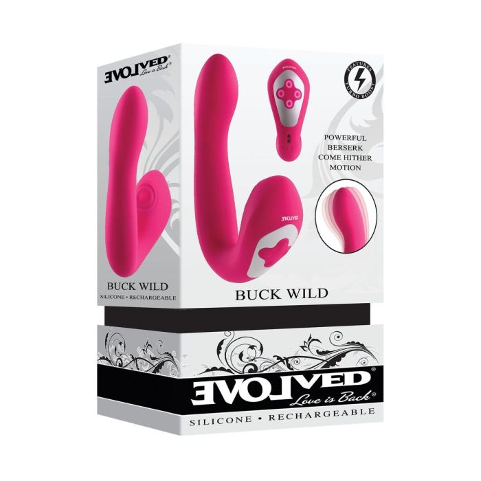 Vibrador Punto G Evolved Buck Wild Rosa 1 Vibrador Punto G Evolved Buck Wild Rosa 1