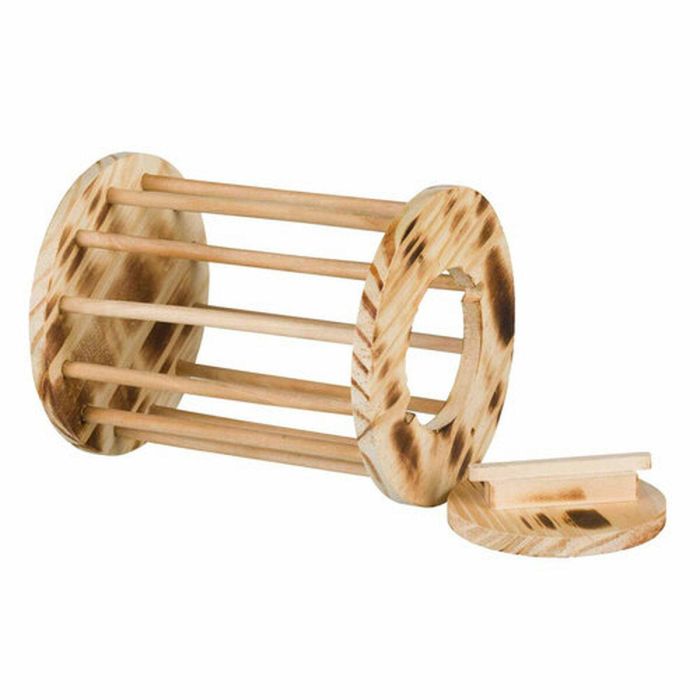 Comedero Trixie Madera Ø 15 × 19 CM Heno 1 Comedero Trixie Madera Ø 15 × 19 CM Heno 1