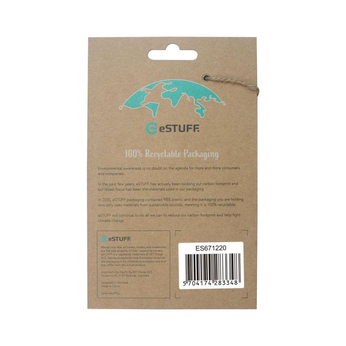 eSTUFF Funda Híbrida Magnética BERLÍN para iPhone 12/12 Pro - Transparente 6
