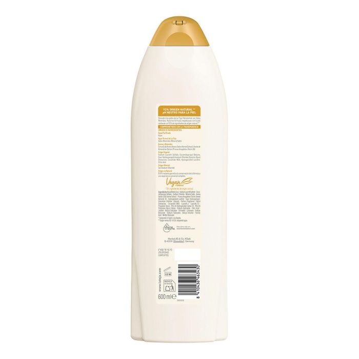 La Toja Gel de Ducha Leche de Avena con Sales Minerales y Aceite de Almendras 600 ml