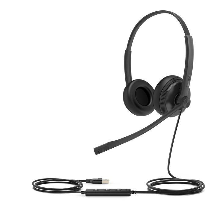 Yealink UH34 Dual UC, 20 Hz-20 kHz, D 28 mm, 1.2 m 2