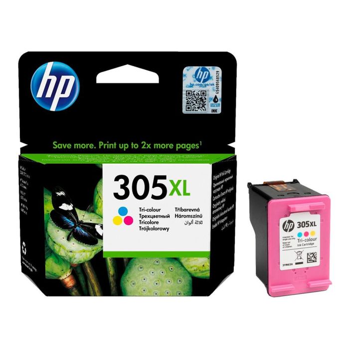 Ink-Jet Hp 305XL Deskjet 1210 - 1212 - 1255 - 2732 - 2752 - 4155 - 4158 Envy 6020 - 6052 -6055 - 6420 Tricolor 200 2