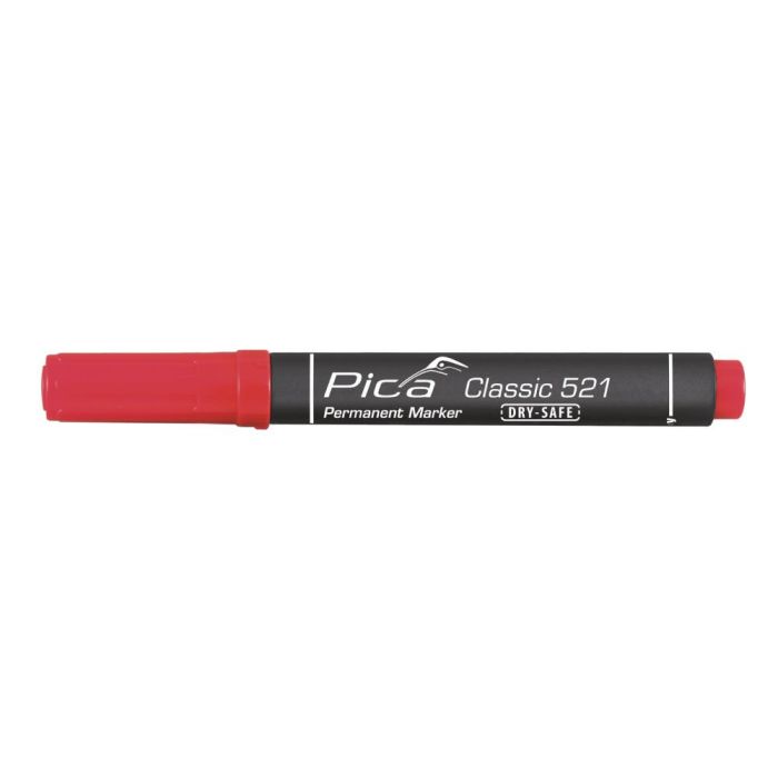 Marcador permanente tipo pincel rojo Marcador permanente tipo pincel rojo
