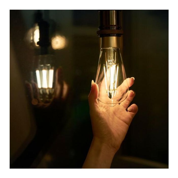 Shelly Vintage ST64 E27 Bombilla LED Inteligente Wi-Fi Regulable Blanco Cálido 2700K 7W 750lm 1 Shelly Vintage ST64 E27 Bombilla LED Inteligente Wi-Fi Regulable Blanco Cálido 2700K 7W 750lm 1