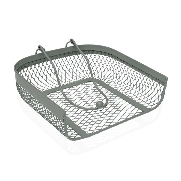 Servilletero Gris Versa 20X6CM (2 Unidades) Servilletero Gris Versa 20X6CM (2 Unidades)