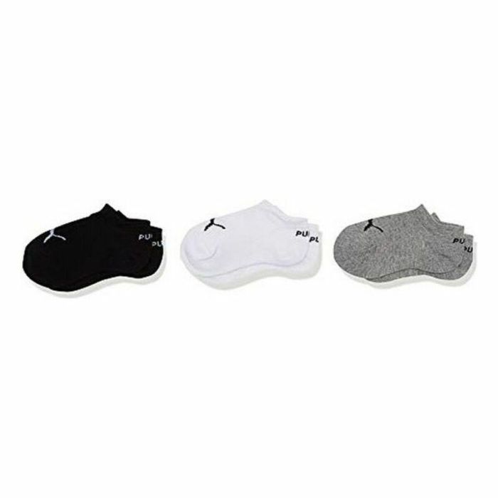 Calcetines Tobilleros Deportivos Puma Kids Quarter CDT 3 pares 2 Calcetines Tobilleros Deportivos Puma Kids Quarter CDT 3 pares 2