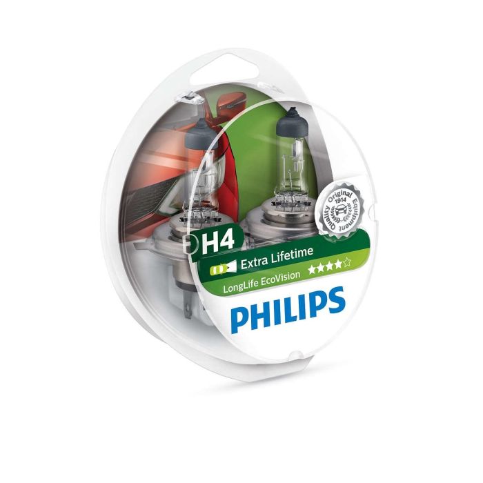 Philips MTECPH 12342LLECOS2 Bombilla H4 Longlife Ecovision 12V 60/55W P43T-38 S2 Philips MTECPH 12342LLECOS2 Bombilla H4 Longlife Ecovision 12V 60/55W P43T-38 S2