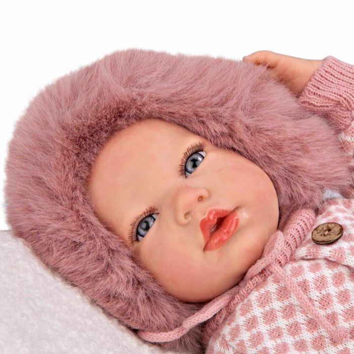 Muñecas Arias Muñeca Reborn Manuela con bolso y cojín, 40 cm, cuerpo blando, para niños +3 años 2 Muñecas Arias Muñeca Reborn Manuela con bolso y cojín, 40 cm, cuerpo blando, para niños +3 años 2