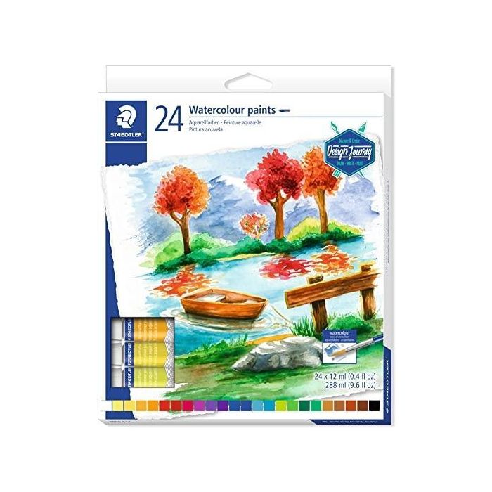 Staedtler Acuarelas en Tubo 12 mL Surtidos Estuche 24 Unidades
