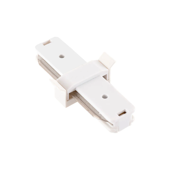 Conector Recto Carril Monofásico Blanco HO-PL218000R 1