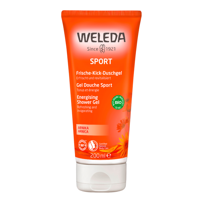 WELEDA Gel de Ducha Sport de Árnica con Aceites Esenciales Energizantes 200ml