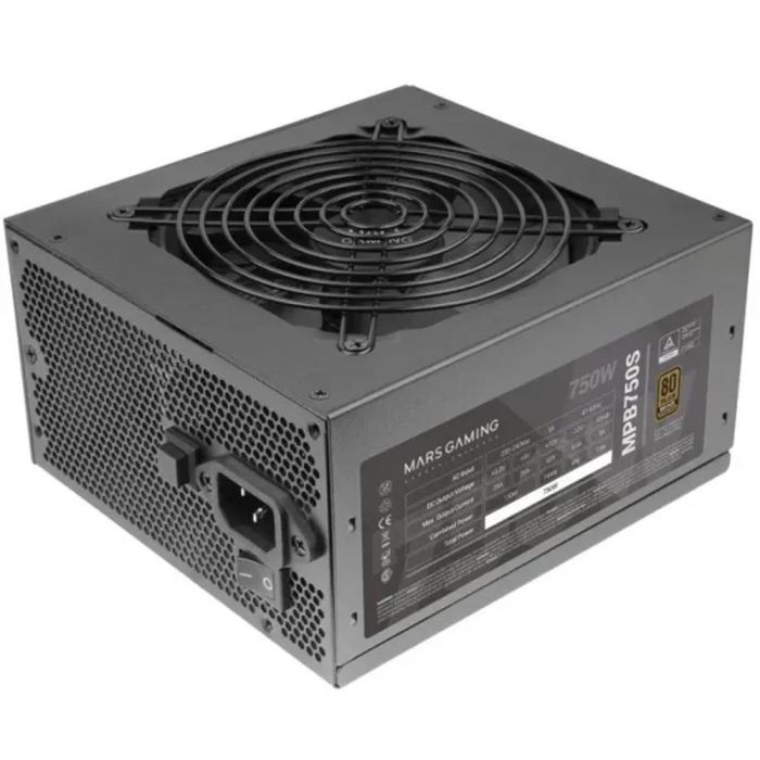 Mars Gaming Fuente de Alimentación MPB750S 750W 80 Plus Bronze ARGB 2