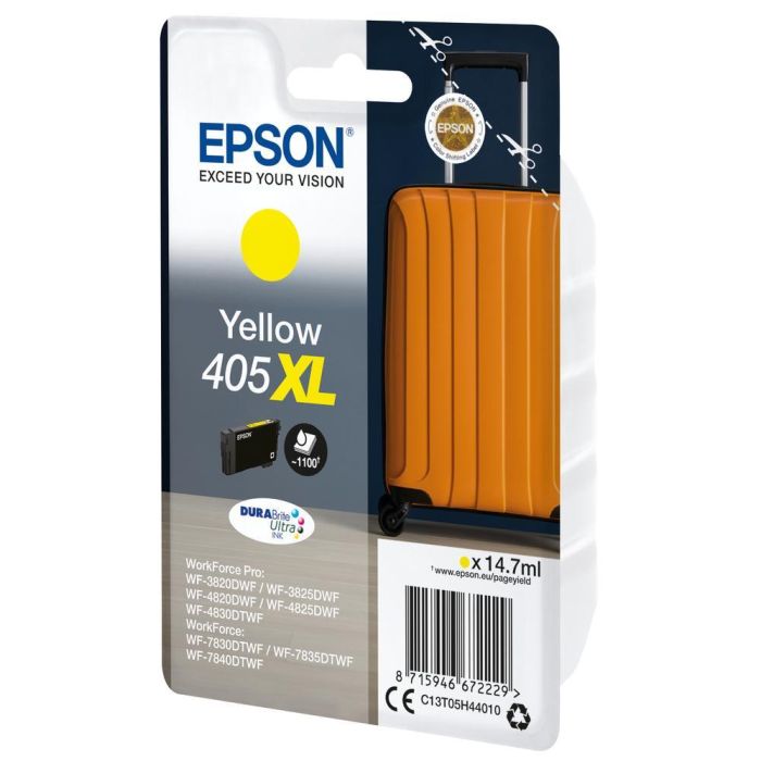 Epson Tinta Amarillo Workforce Pro Wf-3820Dwf, 3825Dwf, 4820Dwf, 4825Dwf, 4830Dwf - Wf-7830Dtwf, 7835Dtwf, 7840Dtwf - 405XL 1 Epson Tinta Amarillo Workforce Pro Wf-3820Dwf, 3825Dwf, 4820Dwf, 4825Dwf, 4830Dwf - Wf-7830Dtwf, 7835Dtwf, 7840Dtwf - 405XL 1