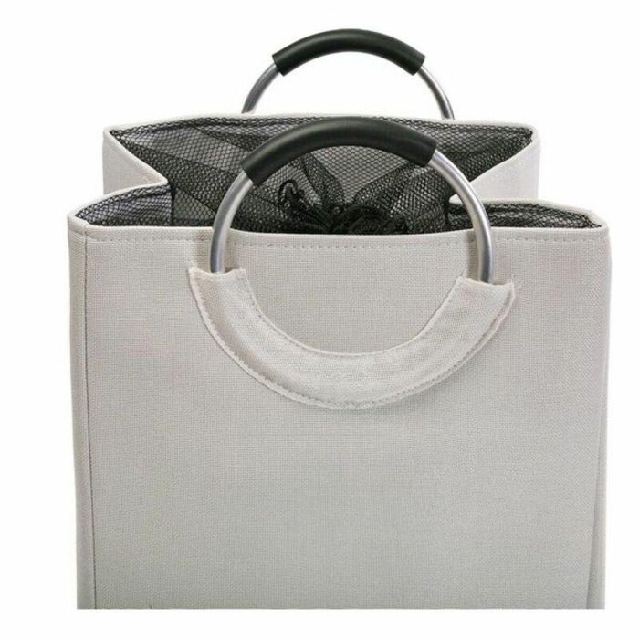 Cesto para la Ropa Sucia Con asas Minimalista 30 x 55 x 36 cm 2