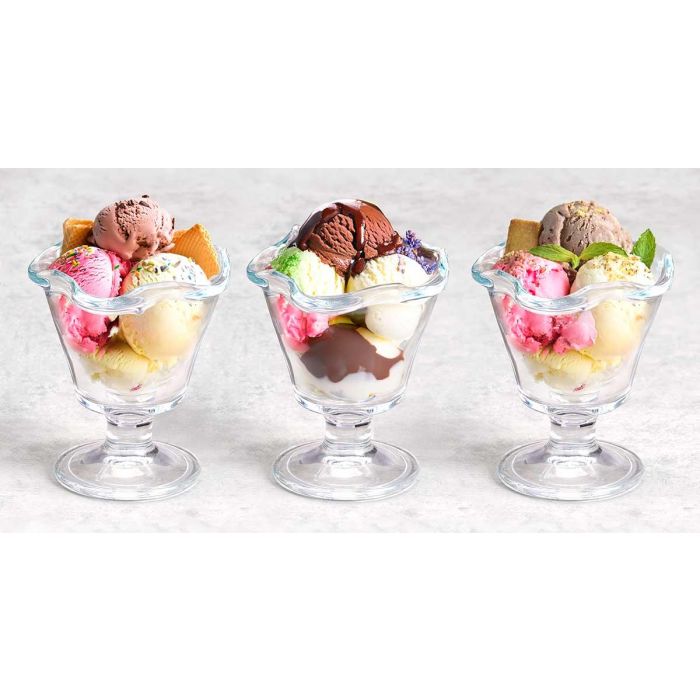 Copa Helado Ondas 240 Ml Vivalto 10X11CM (24 Unidades) 1 Copa Helado Ondas 240 Ml Vivalto 10X11CM (24 Unidades) 1